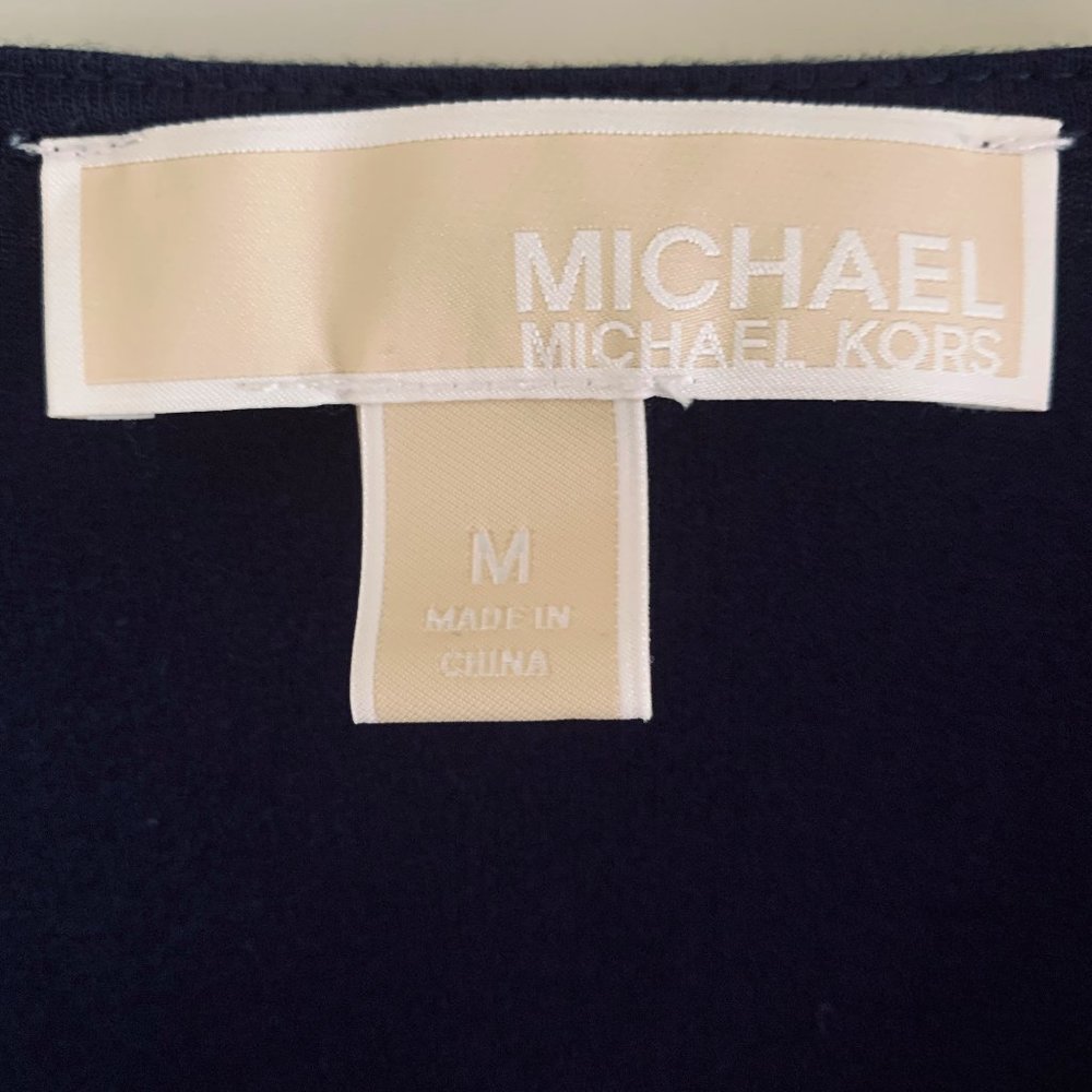 **LAST CHANCE** *NWOT* MICHAEL by Michael Kors Navy Blouse - Picture 4 of 8